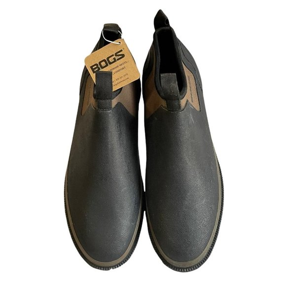 Bogs Size 13 Tillamook Bay Romeo Men's Waterproof Slip On Shoes NWT - Picture 2 of 12